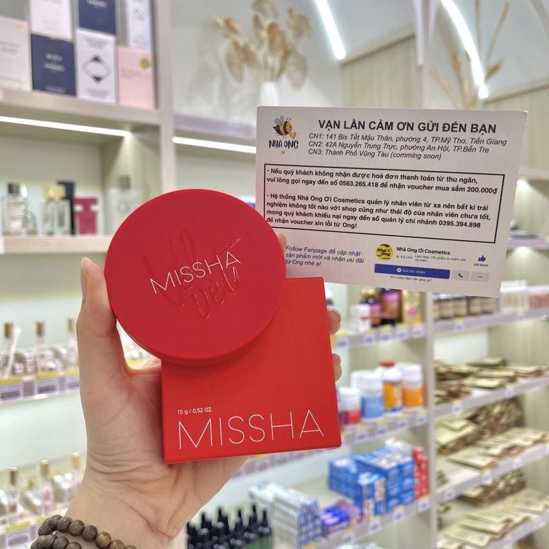 Nước Missha Velvet Cushion Kiềm Dầu Lâu Trôi