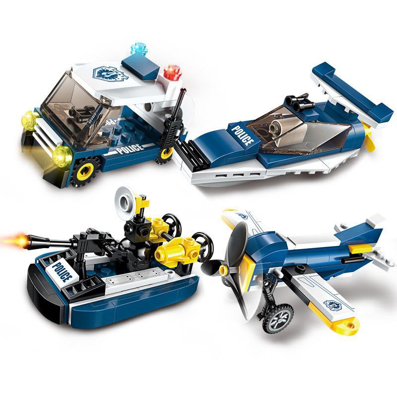 Đồ chơi lắp ghép Máy bay trực thăng 8 trong 1 với 200 chi tiết chi tiết Bằng nhựa ABS an toàn