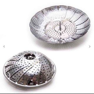Rổ hấp Inox Thông minh gấp gọn