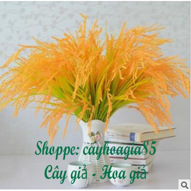 Cây giả - cây lúa nhựa