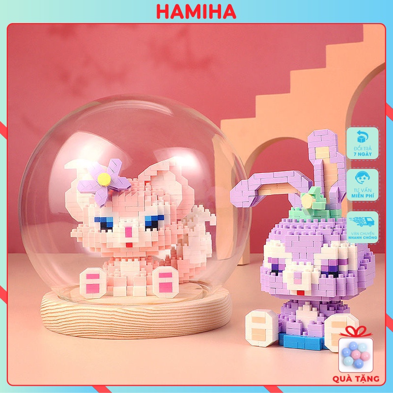 Đồ Chơi Xếp Hình Mini Các Mô Hình Lắp Ráp Nhân Vật Hoạt Hình Cực Dễ Thương Hamiha-ĐC58