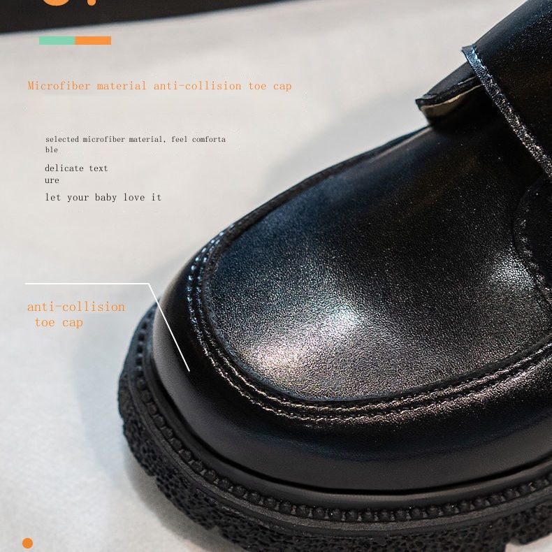 Giày Sandal Da Mềm Phong Cách Anh Quốc Thời Trang Xuân Thu 2022 Cho Bé Trai