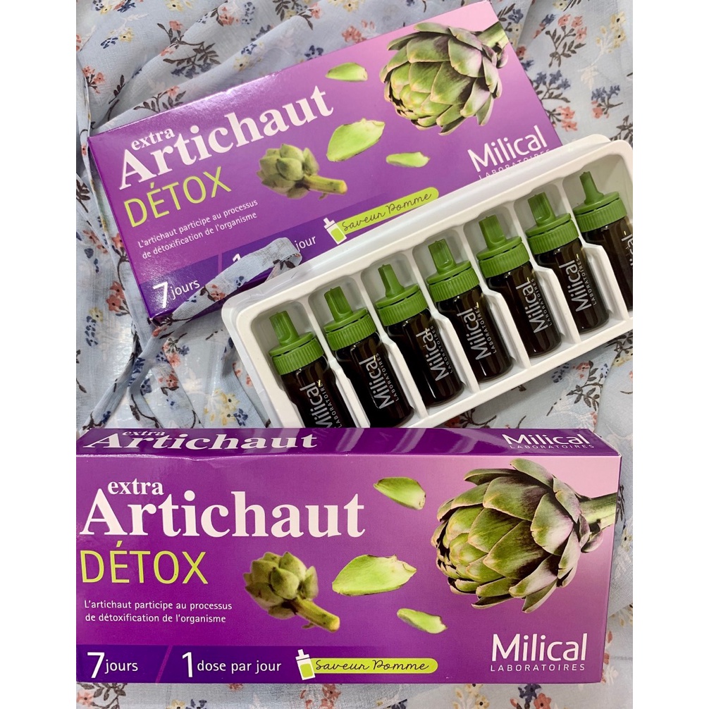 Thải Độc Gan Artichaut Detox - hộp 7 ống