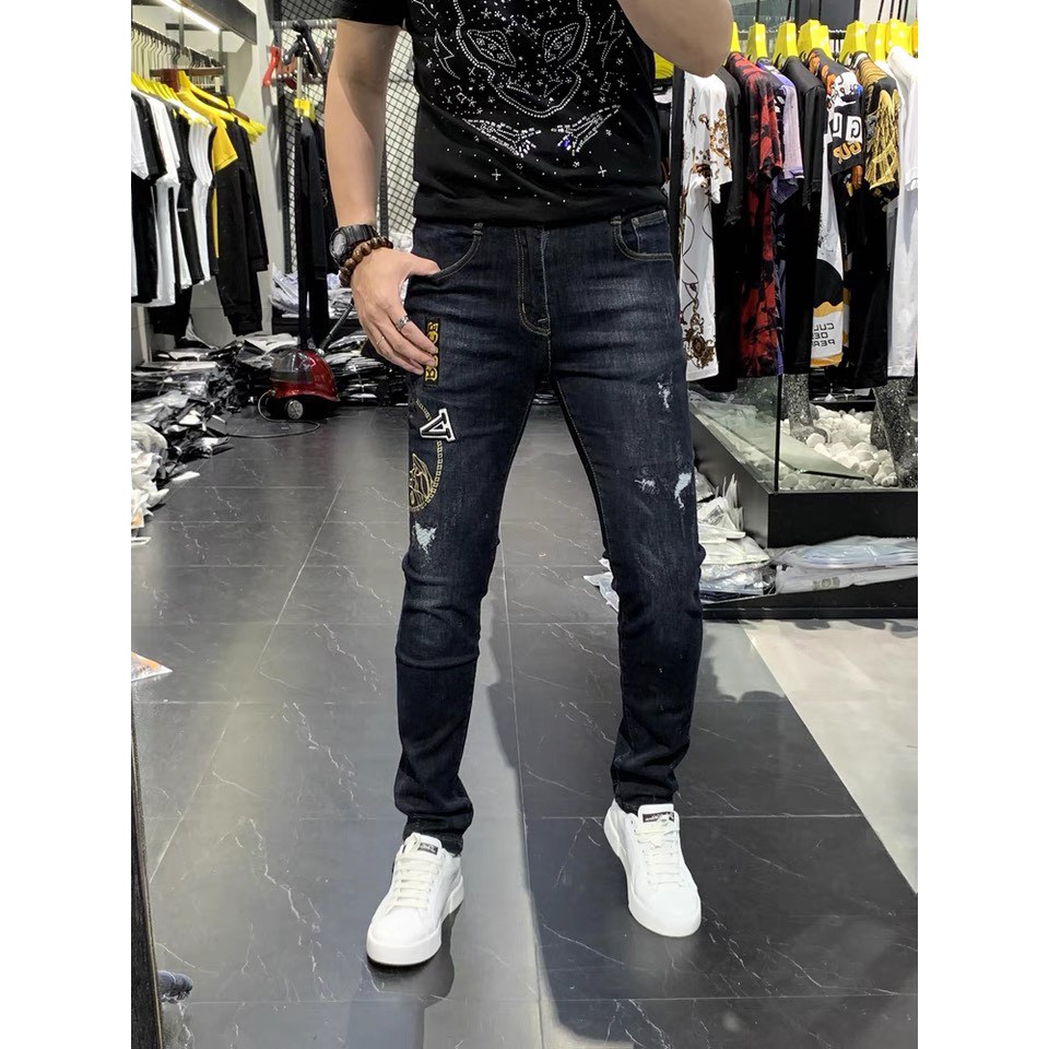 Quần Jean Nam - Quần Bò Nam co dãn ôm form tôn dáng chuẩn, quần jean thời trang cao cấp nam Muradfashion mẫu NT502 | BigBuy360 - bigbuy360.vn