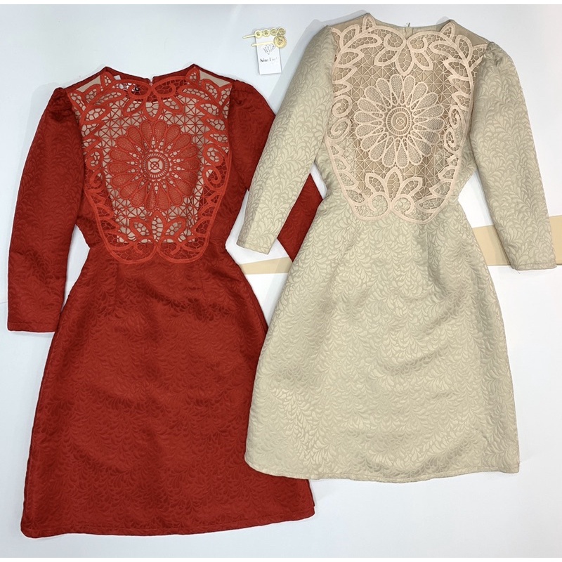 Váy Gấm Tết Cao Cấp - Kim Linh Shop