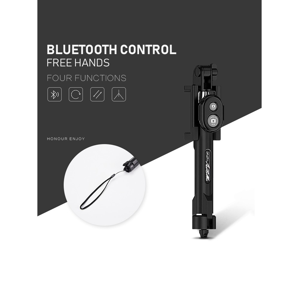 Gậy chụp ảnh tự sướng Bluetooth 3 IN 1 không dây Mini Selfie có thể thu vào từ xa cầm tay có thể xoay với chân máy cho điện thoại thông minh Iphone / Android