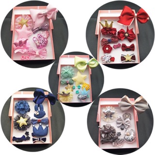 Set 10 kẹp tóc xinh xắn cho bé