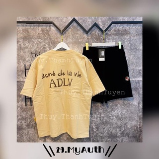 Áo thun adlv glossy begie