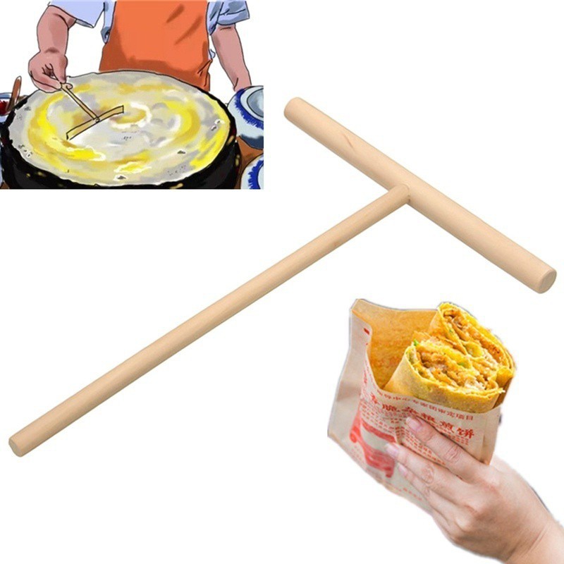 Dụng cụ nấu ăn hình tròn bằng gỗ tiện dụng