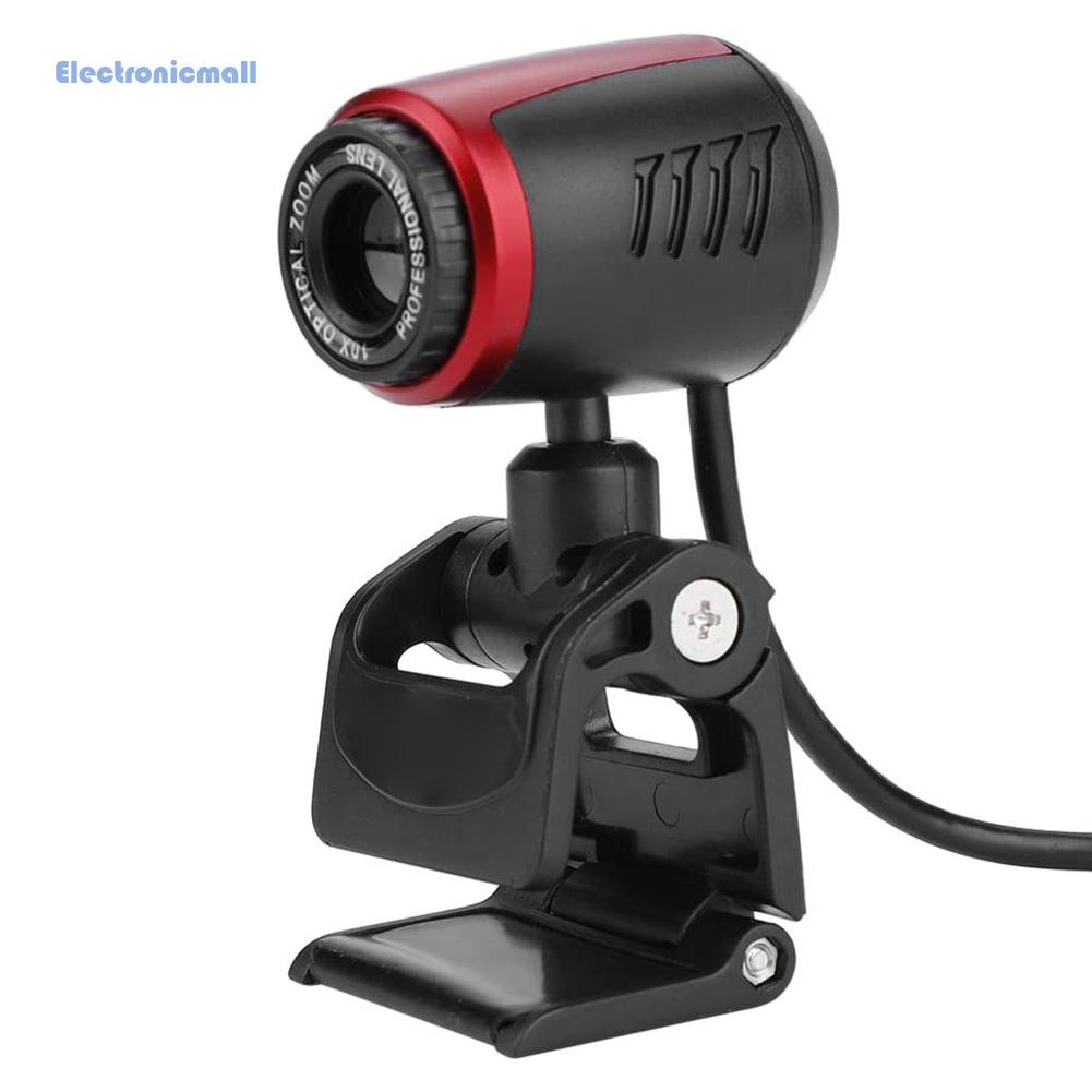 Webcam điện tử USB 2.0 HD kèm micro hỗ trợ phát sóng trực tiếp | BigBuy360 - bigbuy360.vn