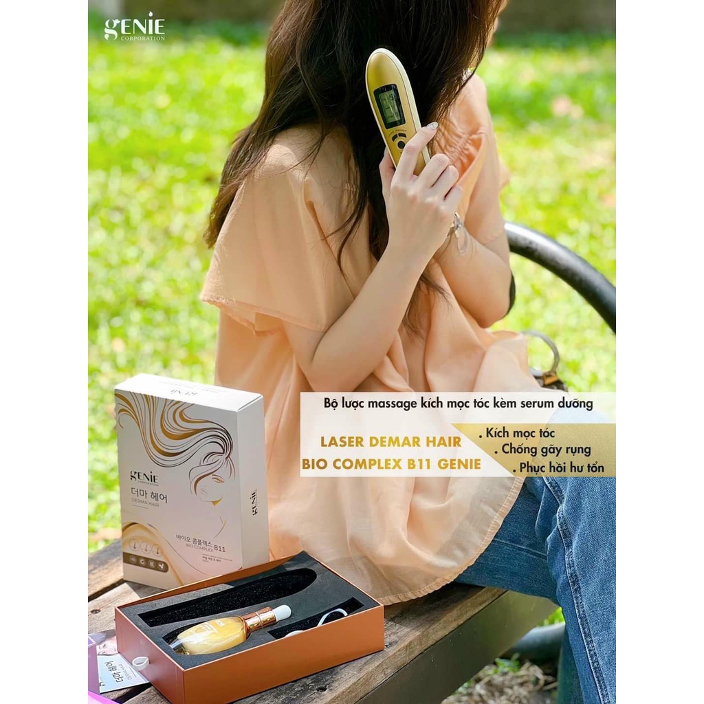 Lược ánh sáng kích mọc tóc Laser Demar Hair Genie