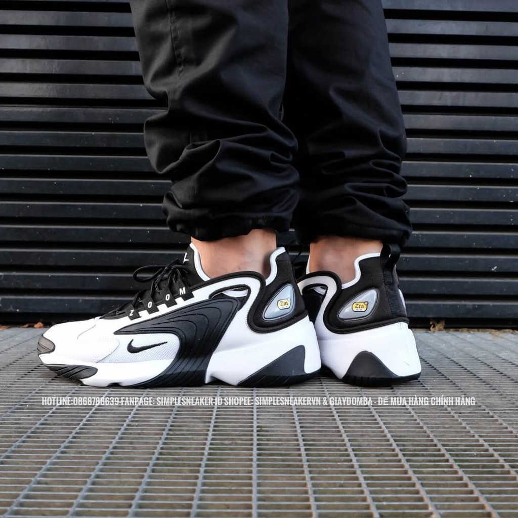 Giày Nike Zoom 2K Auth FREESHIP Giảm 100k Khi Nhập Mã [NIKEAUTH] Giày Nike Zoom 2k Core Black Chính Hãng_Chuẩn Auth