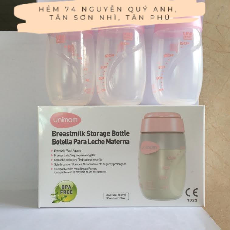BỘ 3 BÌNH TRỮ SỮA UNIMOM