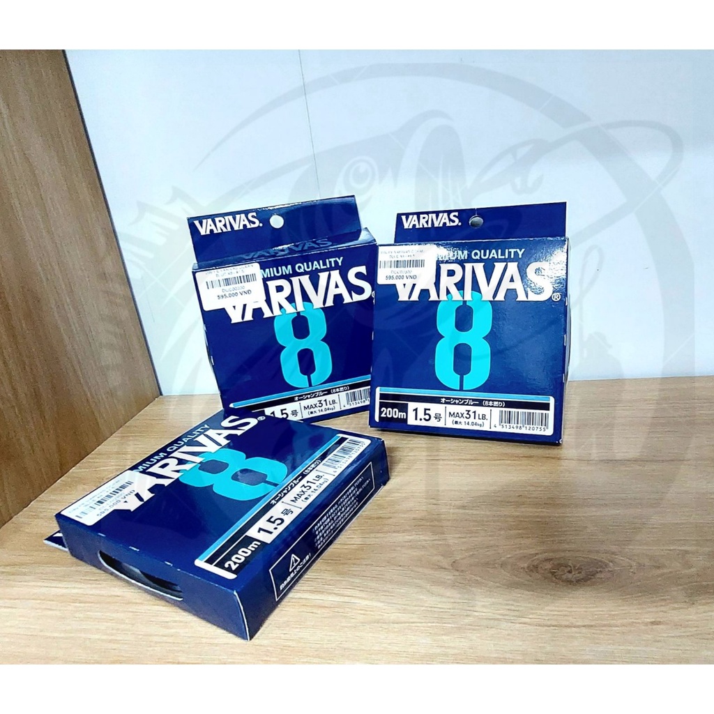 Dây Câu Varivas PE 8 Ocean Blue Edition