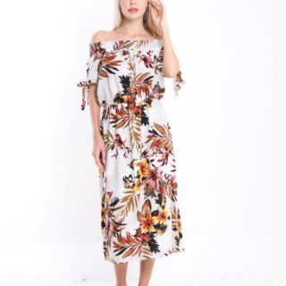 Đầm maxi trễ vai xuất xịn