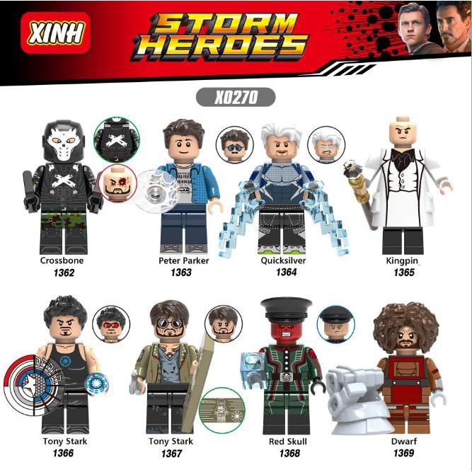 Minifigures nhân vật siêu anh hùng Marvel- X0270