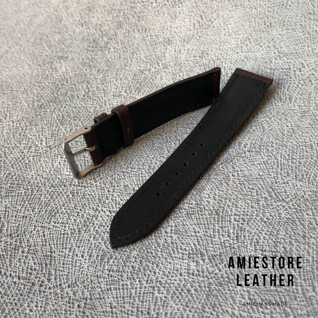 [ Rẻ Nhất ] Dây Đồng Hồ Da Bò Thật - Đồng Hồ Dây Da - Amiestore Leather