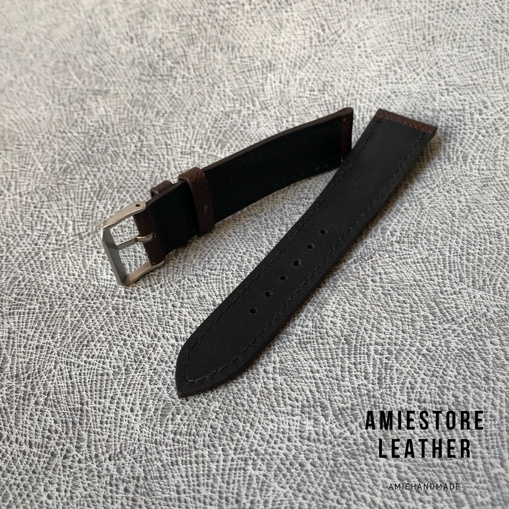 [ Uy Tín ] Dây Đồng Hồ Da Vân Epsom – Dây Đồng Hồ Da Bò Thật - Amiestore Leather