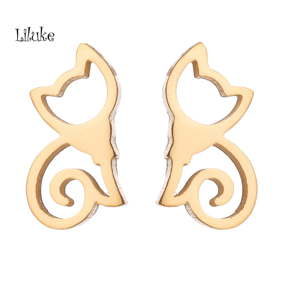 Đôi Khuyên Tai HìNh Chú MèO Dễ Thương ThờI Trang Cho Nữ