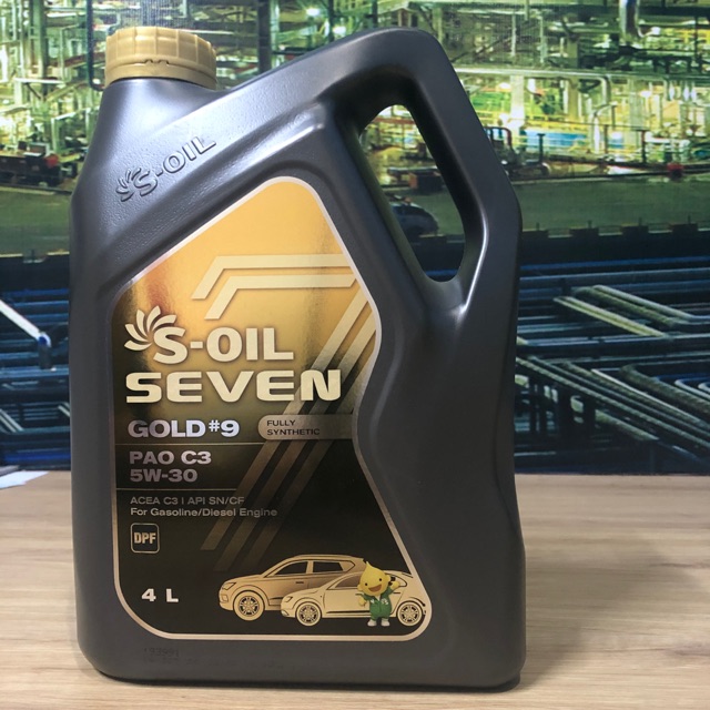 Dầu Nhớt S-OIL GOLD9 PAO C3- SN/CF 5W30