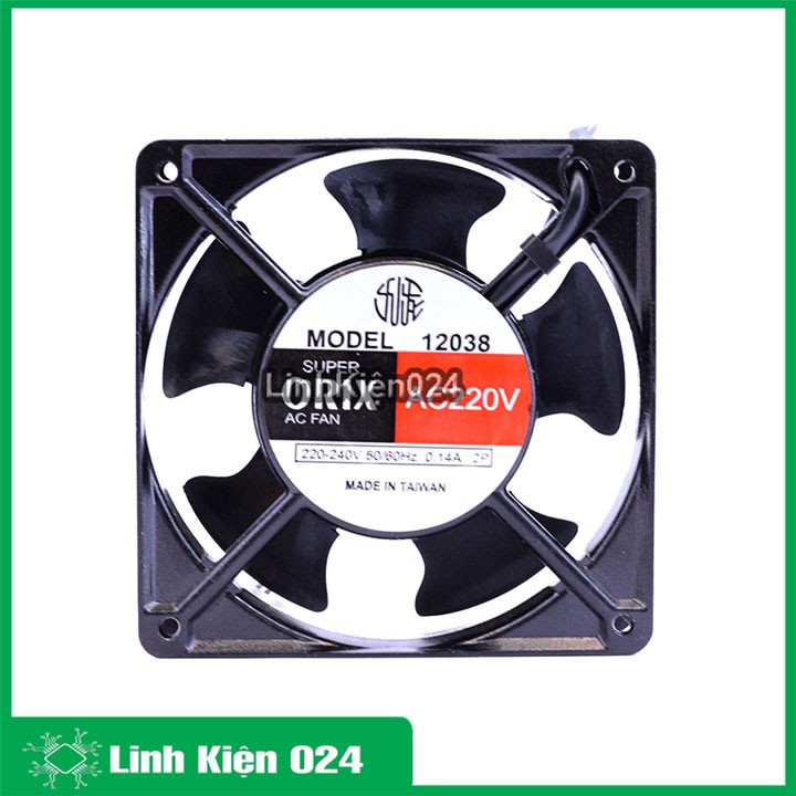 Quạt Tản Nhiệt ORIX 220VAC 12x12 Cao Cấp (BH : 1 tháng)