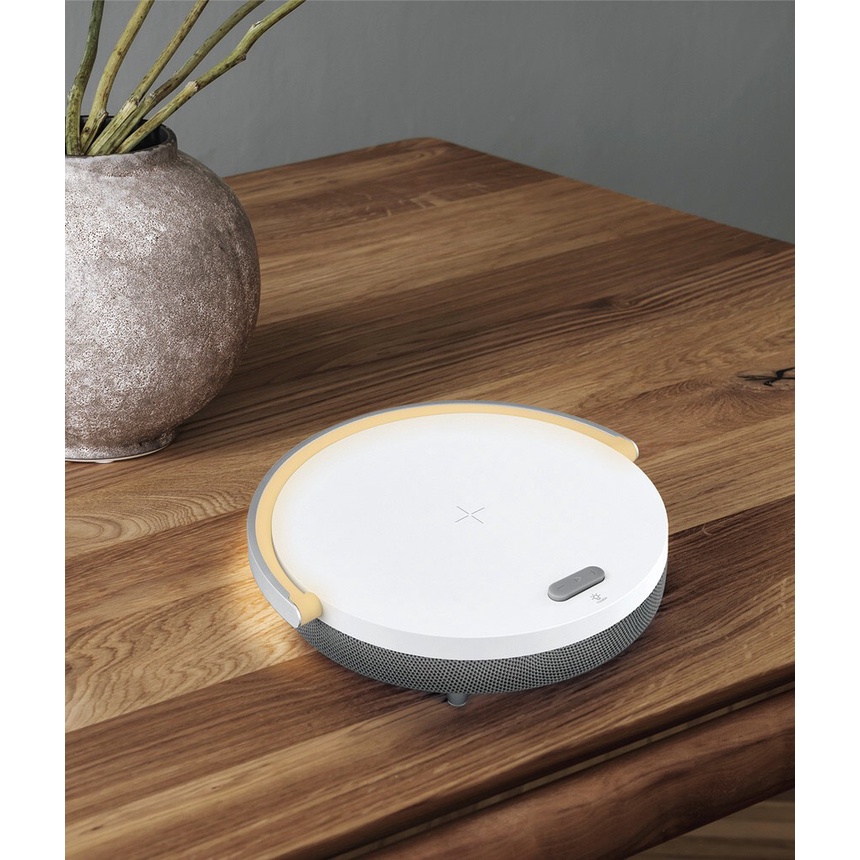 Đèn led bluetooth SPEAKER kiêm sạc không dây 3in1 tiện dụng, có tích hợp sạc và đèn ngủ cảm biến