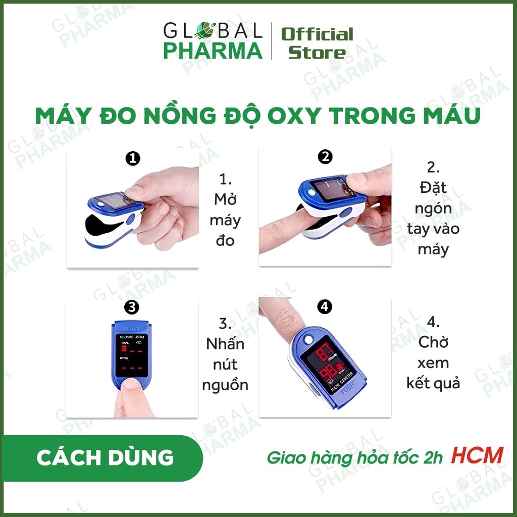 [BẢO HÀNH 1 NĂM]  Máy đo nồng độ oxy trong máu (SPO2) và đo nhịp tim Tanaka X1805/LK87/Yonker - Chính xác, dễ sử dụng