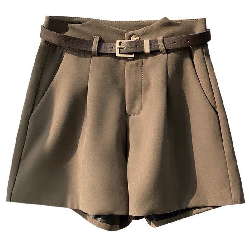 Quần short nữ cạp cao tặng kèm dây lưng , mẫu đùi nữ chất tuyết mưa