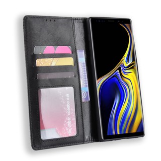 [ Hàng nhập khẩu ] Bao da dạng ví Samsung Note 9 Leather Luxury