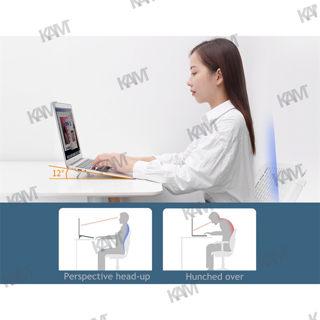 Giá Đỡ Laptop Bằng Nhôm Kích Thước 10-18 inch