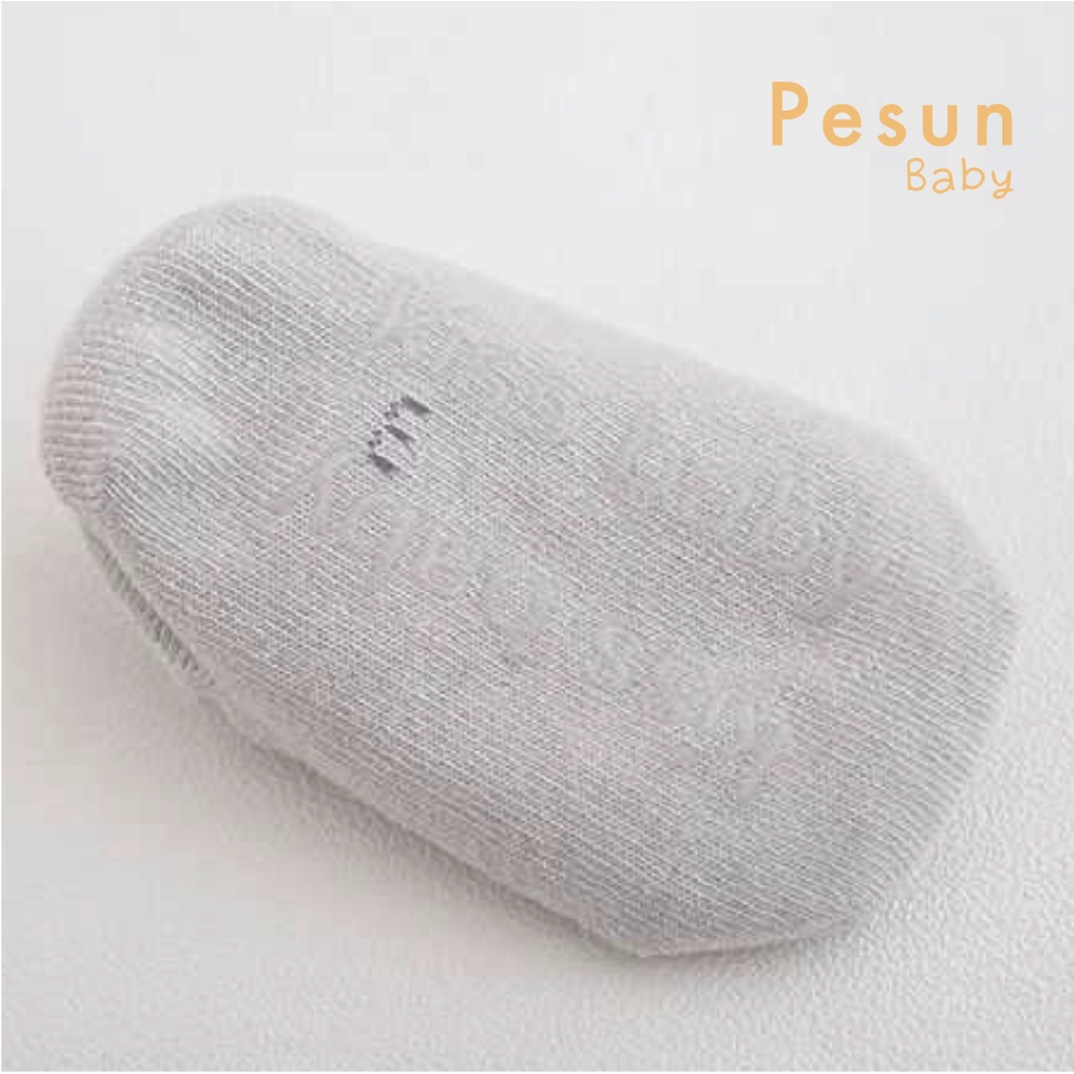 I Tất Màu Trơn Chống Trượt Cho Bé 0-3 Tuổi