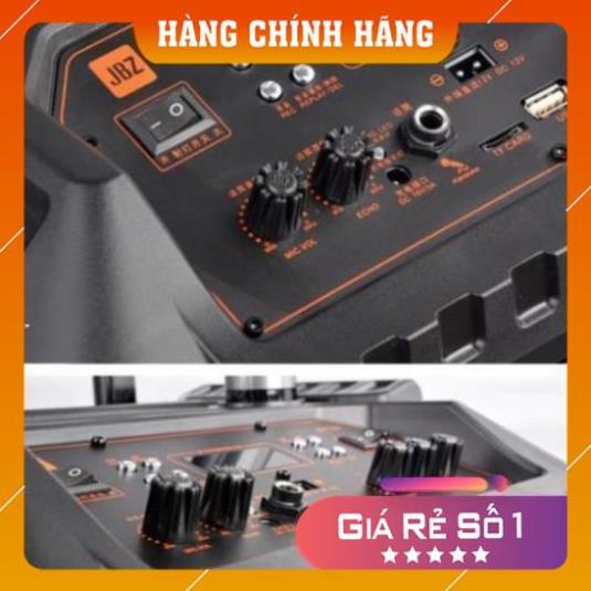 Loa Kéo Bluetooth JBZ 1006 -Tặng kèm 2 mic, 4-6h sử dụng liên tục, 3 Tấc Công suất 250W, Bảo hành 6 tháng (shopmh59)