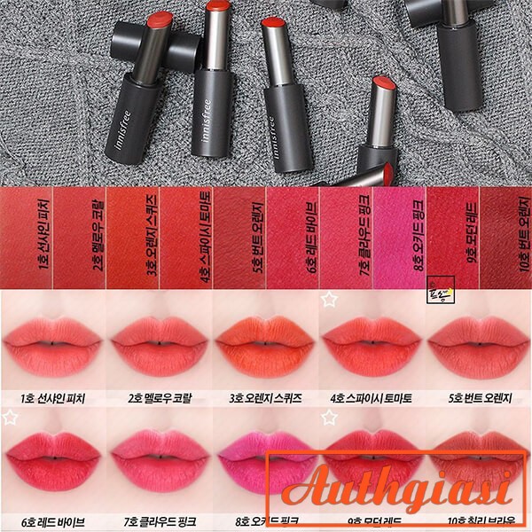 Son Thỏi Innisfree Real Fit Matte Lipstick phiên bản mới | BigBuy360 - bigbuy360.vn