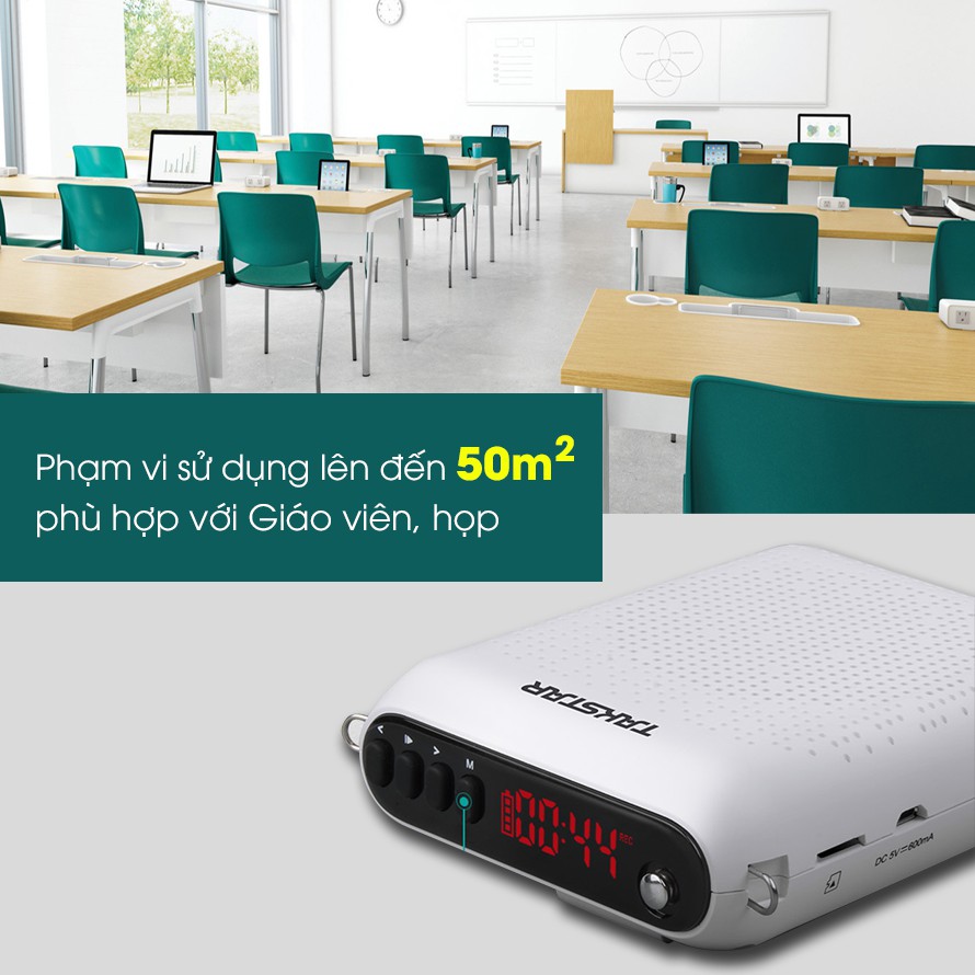 【Chính hãng】Máy trợ giảng TAKSTAR E220, loa trợ giảng Không dây, có dây , Bluetooth, FM, UHF, âm lượng to BẢO HÀNH 1 NĂM