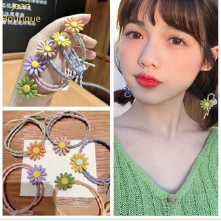 Thun Buộc Tóc Hoa Cúc Hot Trend 2021 Style Hàn Quốc (Kèm Ảnh Thật)