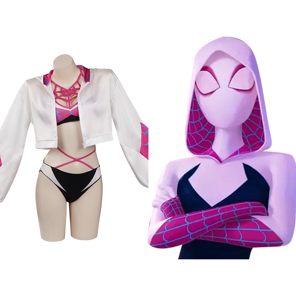 Hàng Có Sẵn Bộ Đồ Bơi Áo Choàng Tắm Quần Short Áo Choàng Bikini Hóa Trang Nhân Vật Người Nhện