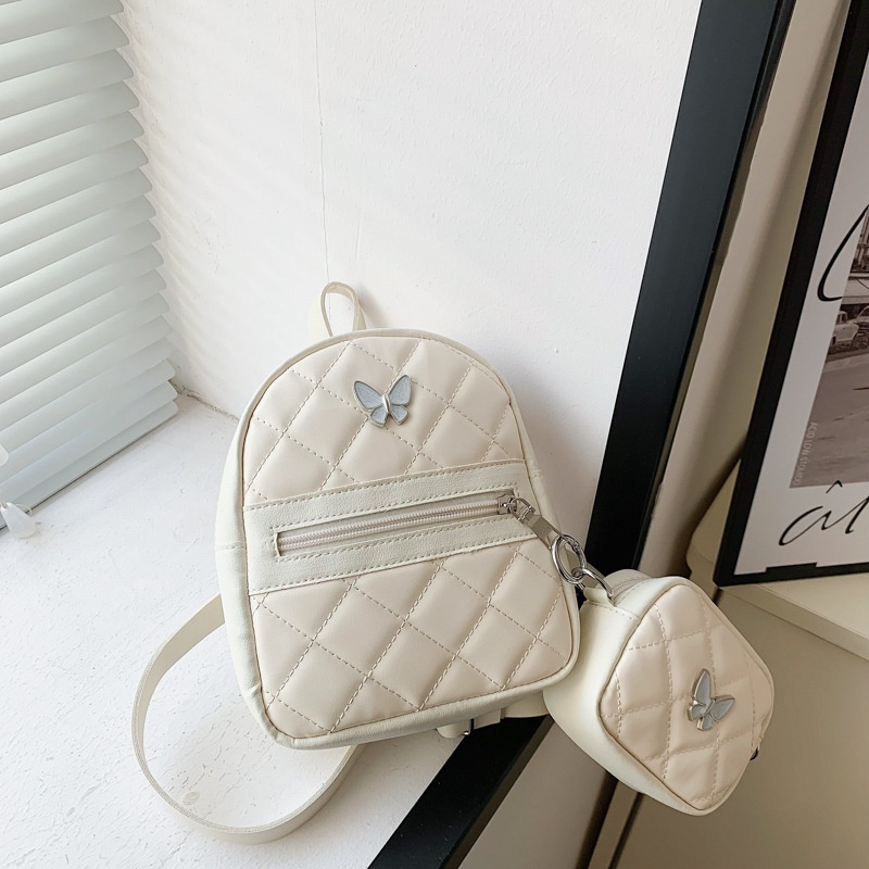 Balo Màu Kem Trơn Thời Trang Năng Động Cho Học Sinh