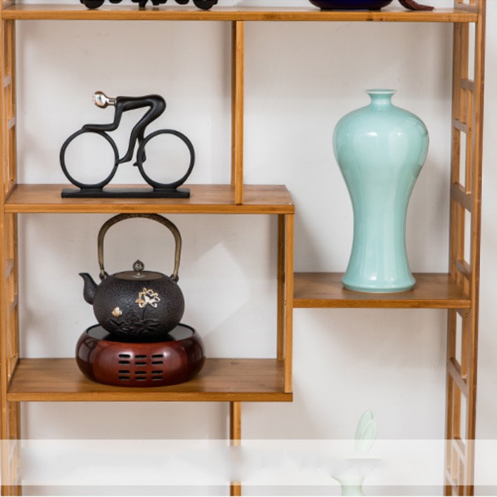 Kệ sách, Kệ trưng bày gỗ tre MGK052 9386 STORE