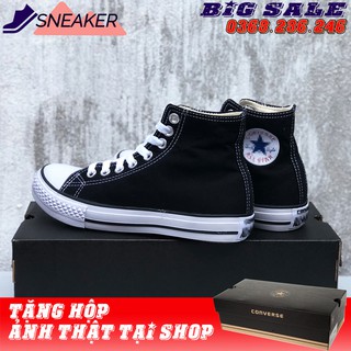 [⚡⚡ GIÀY THỂ THAO⚡⚡ ] Giày Convese Đen Trắng Cao Cổ  Size Nam Nữ