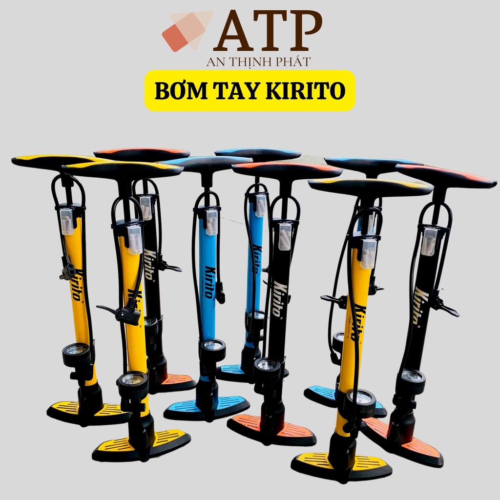 Bơm tay Stanlays - Bơm xe máy , xe đạp - Thiết kế thông minh lực bơm nhẹ nhàng