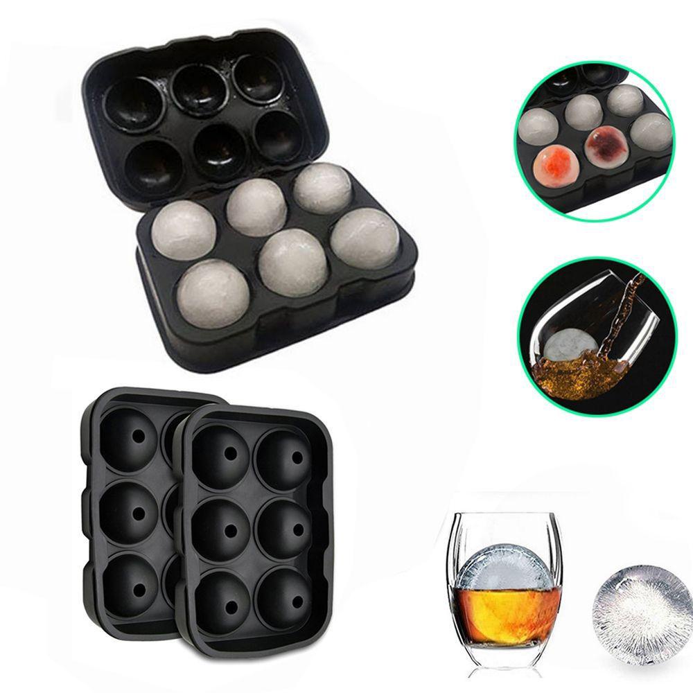 Khuôn Silicone Làm Đá Viên 4 / 6 Ngăn Tiện Dụng