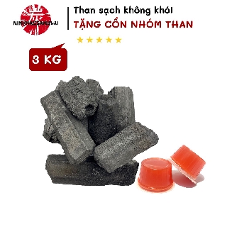 Hộp 3kg Than mùn cưa nướng BBQ Loại B