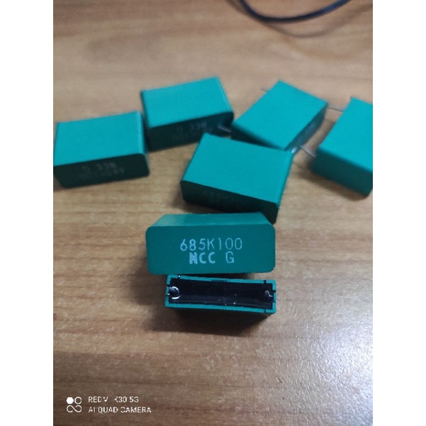 Tụ 4,7uf và 6,8uf 100v Nippon Chemical