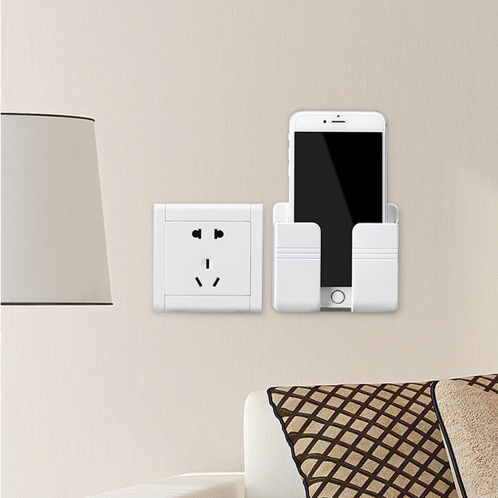 Kệ đỡ điện thoại, remote tiện ích, có khe cắm luồn sạc | BigBuy360 - bigbuy360.vn