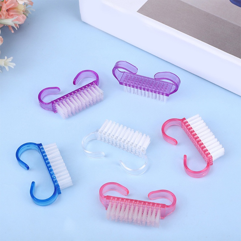 ✿ Cọ Nhựa Mềm Làm Sạch Bụi Cho Móng Tay Tiện Dụng