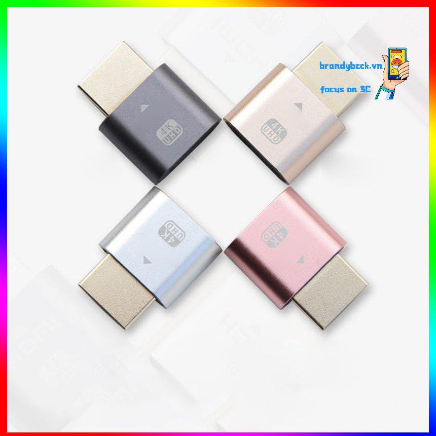 Đầu cắm giả lập ảo hóa màn hình khóa có thể tương thích với HDMI độ phân giải siêu cao 4K BK