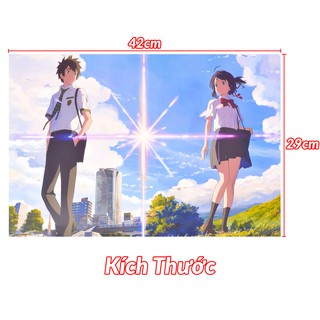 BỘ 8 TẤM POSTER ANIME TRANG TRÍ PGN23