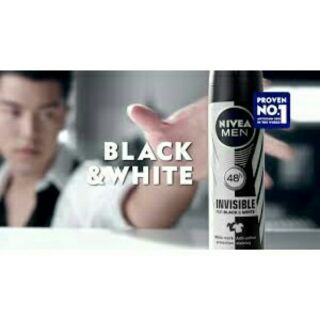 Xịt Khử Mùi Nivea Men Invisible For Black & White