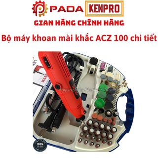 Bộ máy mài khắc chế tạo đa năng mini 100 chi tiết ACZ-Bảo hành 6 tháng