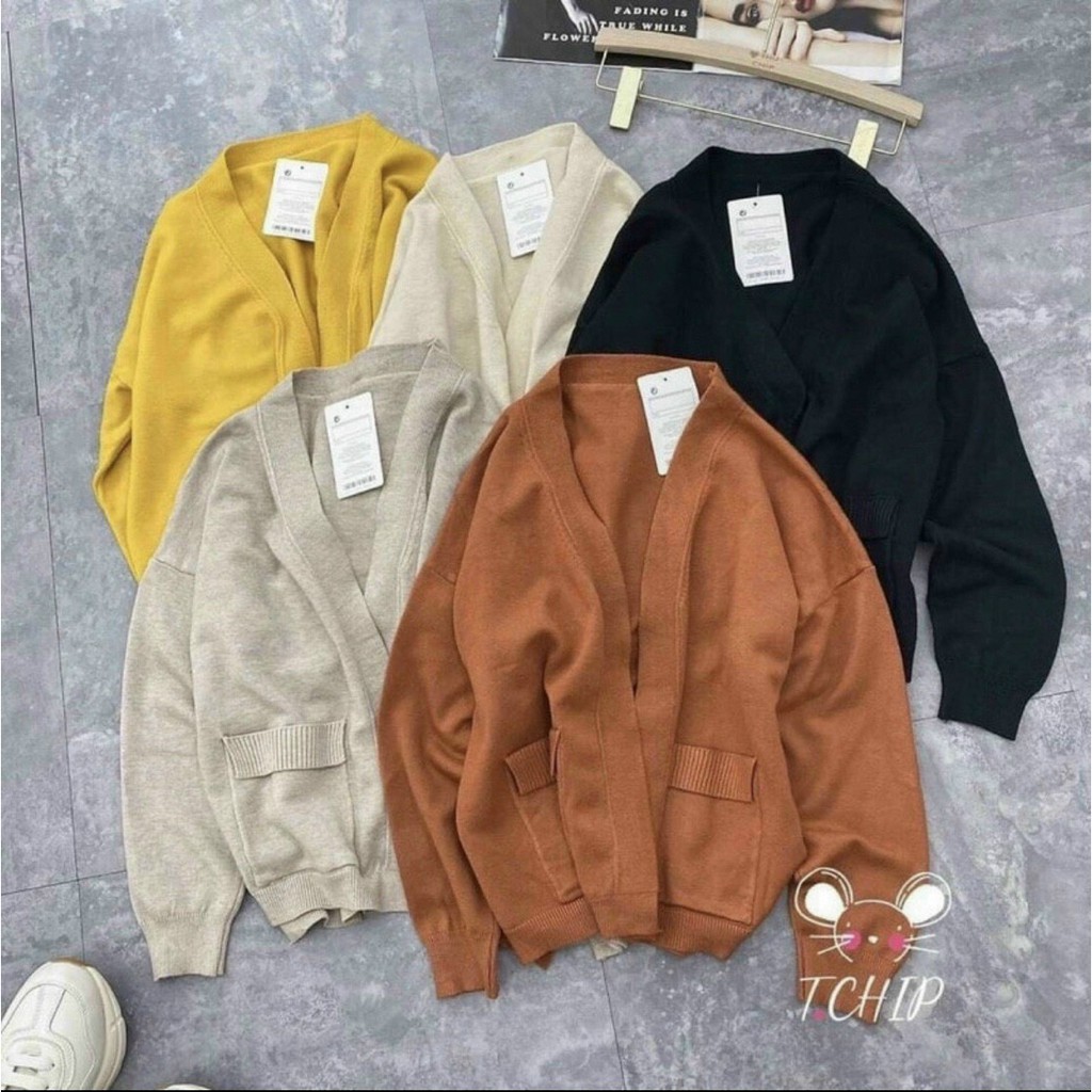 ÁO KHOÁC LEN NỮ QC KHÔNG NÚT